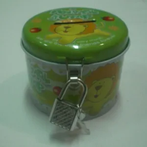 Метална касичка с катинар