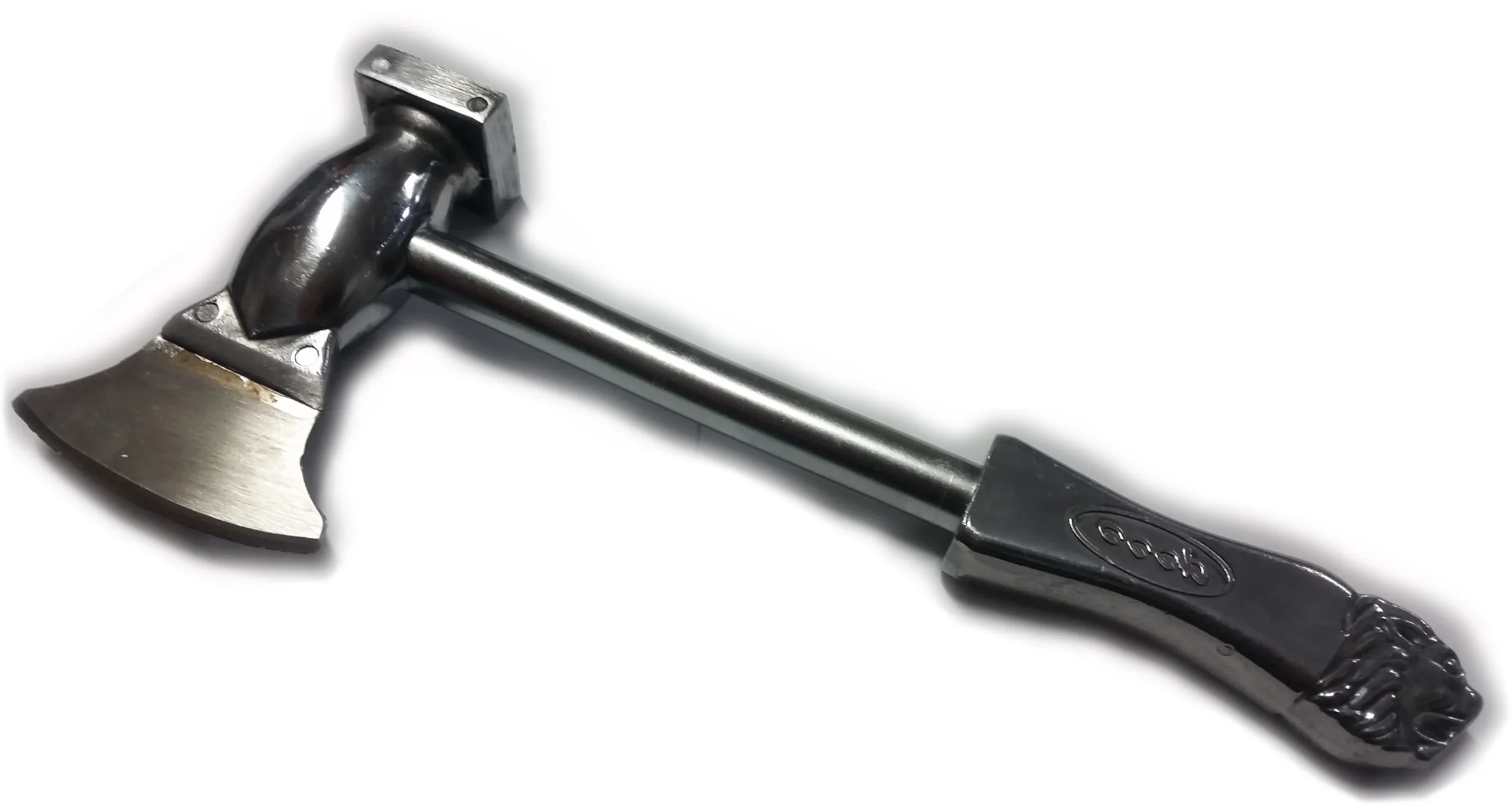 Сатър, метален чук с брадва за месо