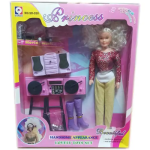 Кукла с касетофон и още аксесоари