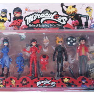 Калинката и черният Котарак детски комплект 10 фигури - играчки и за торта