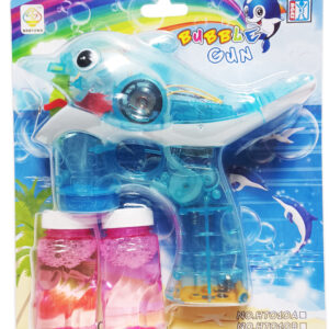 Пистолет за супер бум Делфин - сапунени мехури, син