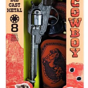 Пистолет, револвер с кобур и капси