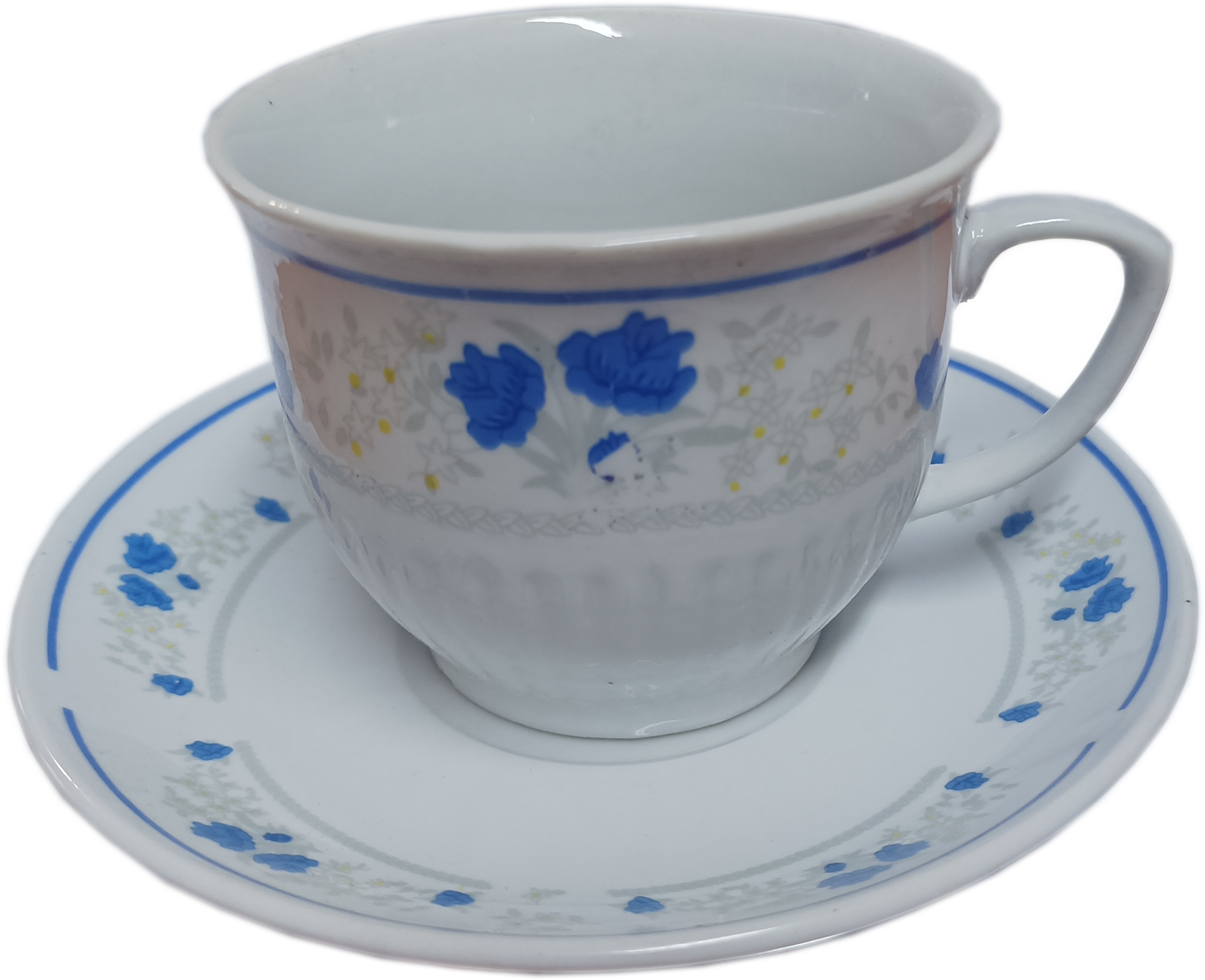 Порцеланов сервиз за чай в синьо