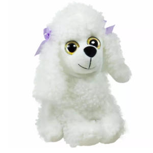 Детска плюшена играчка куче, Болонка бяла