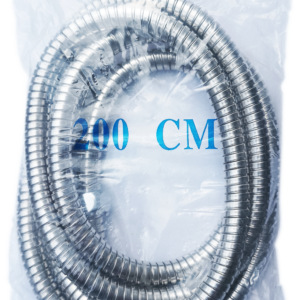 Шлаух, маркуч за душ, хром, 1/2