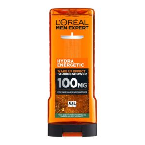 Душ гел Loreal Wake Up Efect Taurine shower  събуждащ ефект за тяло, лице, коса и овлажнява 400мл