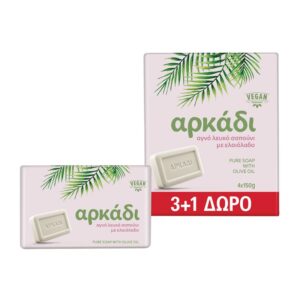 Сапун Arkadi pure white soap with olive oil чист бял сапун със зехтин 150гр