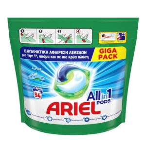 Капсули Ariel All in1 Alpine 54пр бяло
