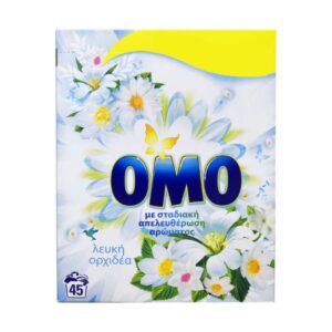 Сух прах Omo white Orchidea универсал 45пр 2,52кг