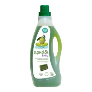 Течен прах Arkadi Baby Vegan бебешки със зелен сапун хипоалергенен дерматологично тестван 26пр 1.575л