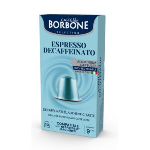 Кафе Borbone espresso Decaffeinato за nespresso алуминиеви 10бр