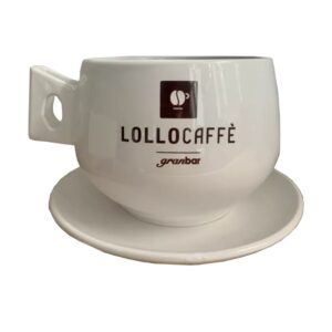 Комплект Lollo Lylium Cappuccino чаша и чинийка порцеланови