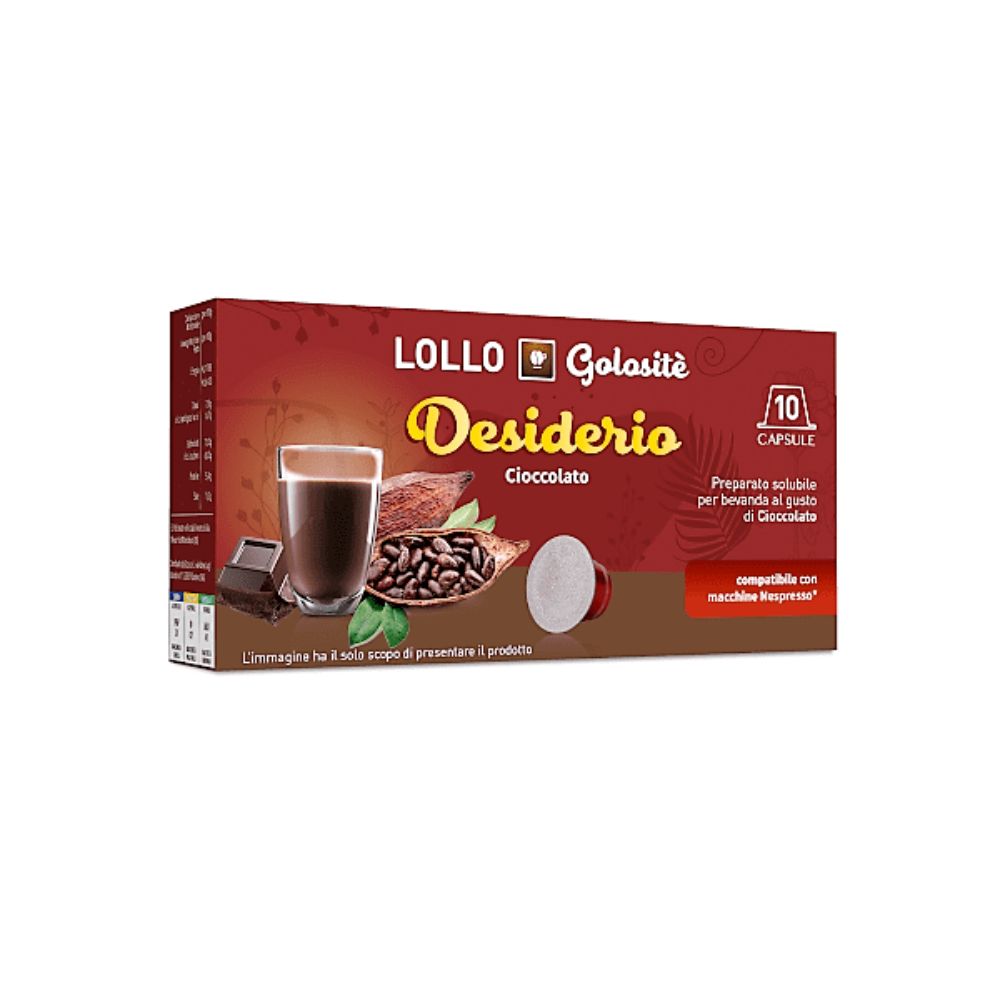 Напитка Lollo Desiderio Chocolate за nespresso 10бр