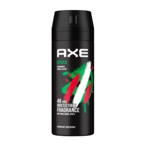 Део спрей дезодорант Axe Africa geranium and vanilla 48h 150мл