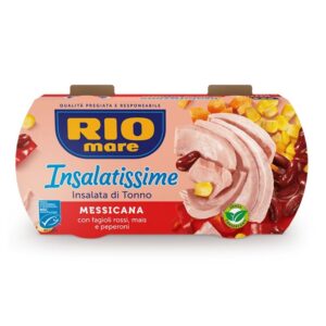 Риба тон Rio Mare Mexicana червен боб, царевица и чушки 2х160гр