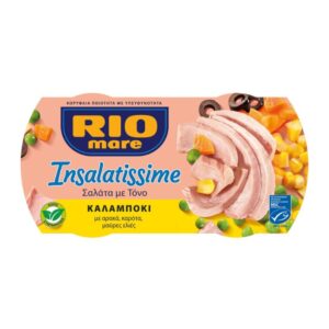 Риба тон Rio Mare Corn царевица, грах, моркови и маслини 2х160гр