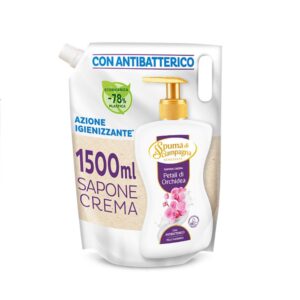 Течен сапун крем Spuma di Sciampagna Petali e Orchidea регенериращ 1.3л