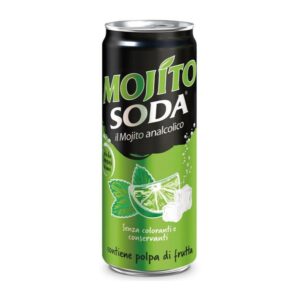 Напитка газирана Crodo LemonSoda Mojito без алкохол с вкус на мохито коктейл 330мл