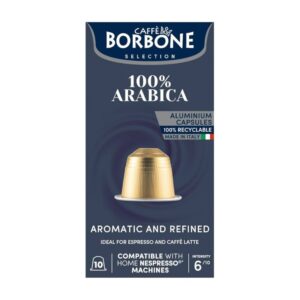 Кафе Borbone 100пр Arabica за nespreso алуминиеви 10бр