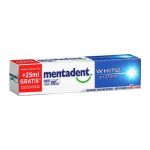 Паста за зъби Mentadent white system избелваща 75мл