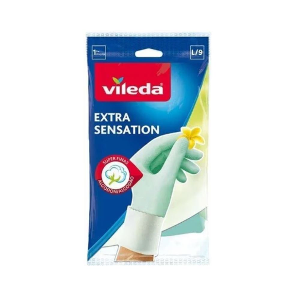 Ръкавици Vileda гумирани L размер