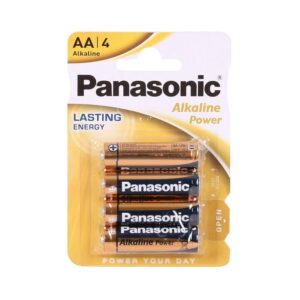Батерия Panasonik Alkaline 1.5 v AA 4бр