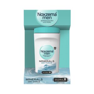 Рол-он дезодорант Noxzema men Mineral Dry Force обогатен с магнезий, цинк и калций 48h 50мл