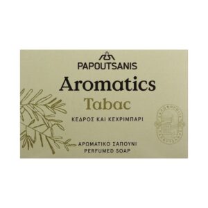 Сапун Papoutsanis Aromatics Tabac нотки на кедър и амбра мъжкa свежест подхранва 100гр