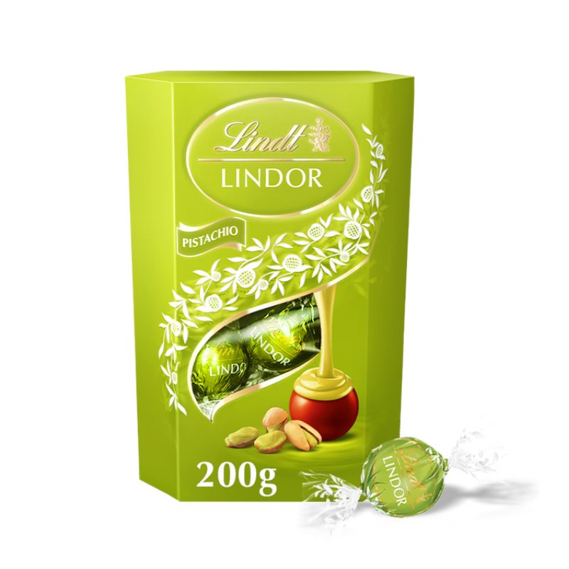 Бонбони Lindor Pistachio шамфастък пълнеж 200гр