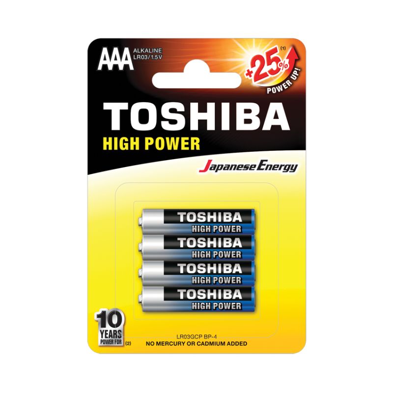 Батерия Toshiba Alkaline 1.5v AAА 4бр