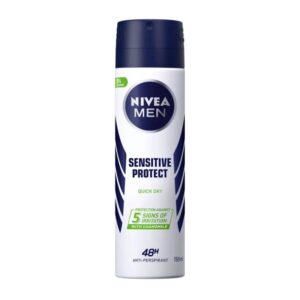 Део спрей дезодорант Nivea men Sensitive protect quick dry 0пр alcohol 48h 150мл