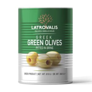 М-ни Latrovalis Green pited размер 101/110 Mammouth зелени без костилка стерилизирани 360гр отцедено