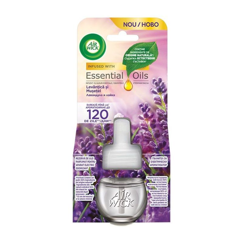Ароматизатор пълнител Air Wick Lavender and Chamomile лавандула и лайка 19мл