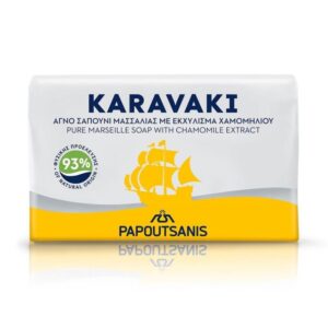 Сапун Karavaki pure Marseille Chamomile чист марсилски сапун с лайка 93пр ест.произход 125гр