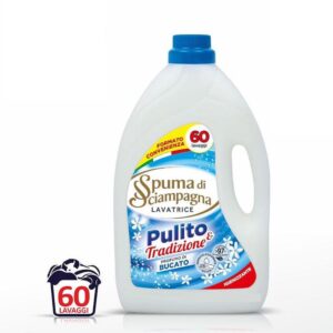 Течен прах Spuma di Sciampagna Tradicione Profumo di Bucato за бяло марсилски сапун 60пр. 3л.