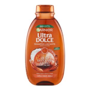 Шампоан Garnier Olio di cocco e burro di cacao – кокосово масло и какаово масло за къдрава, непокорна коса 250мл