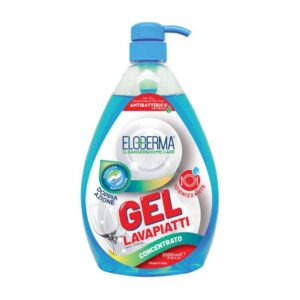 Препарат съдове Eloderma Doppia Azione двойно действие обезмаслява и против миризми 300 дози 1л помпа