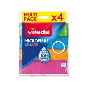 Кърпа Vileda Microfibre Colors микрофибърен 4бр