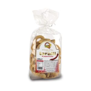 Тарали Grano dOro Tarelli Peperoncini традиционни италиански крекери с люти чушлета 300гр