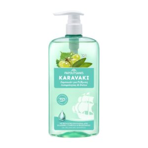 Шампоан Karavaki Oil balance and Detox балансира м-ите чрез Pirolamine, био грозде, градински чай  600мл помпа