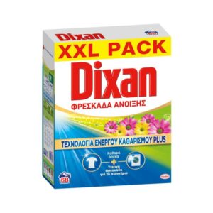 Сух прах Dixan Spring Fresh пролетна свежест универсал 68пр 3.4кг
