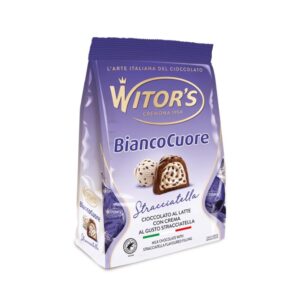 Бонбони Witors Stracciatela Страчиатела млечен пълнеж и стърготини от тъмен шоколад 200гр