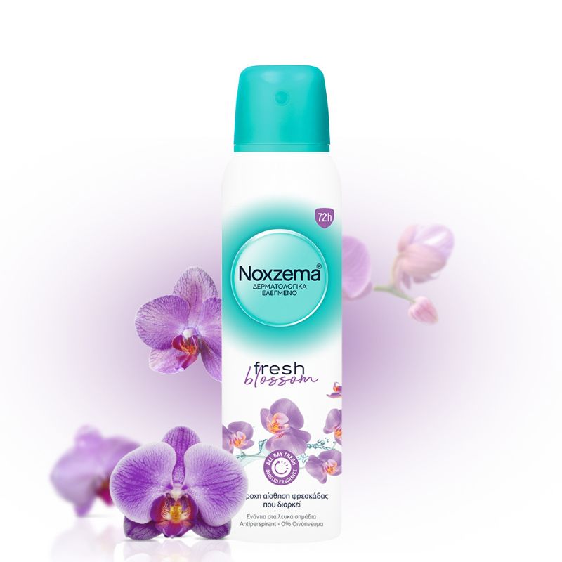 Део спрей дезодорант Noxzema Fresh Blossom 72h 150мл