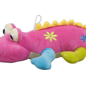 Детски плюшен крокодил 40 см – мек и гушкав приятел за деца розов