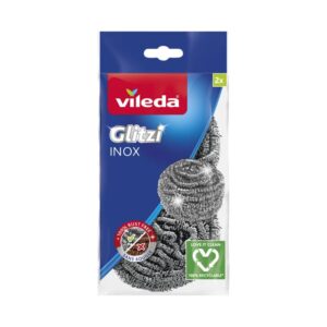 Телче Vileda Glitzy Inox неръждаема стомана 2бр