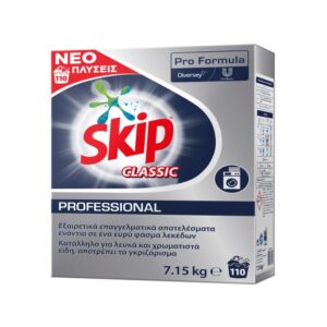 Сух прах Skip Classic Professional универсал предотвратява посивяването 110пр 7.15кг