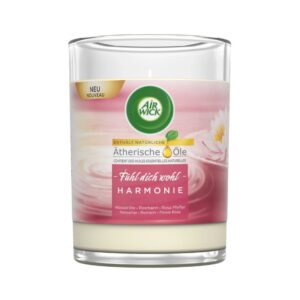 Свещ Air Wick Essential Oils Harmonie хармония с етерични м-ла 220гр