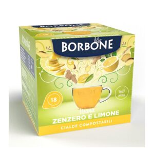 Чай Borbone Zenzero e Limone джинджифил и лимон за 180мл запарка – хартиена доза 18бр