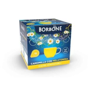 Чай Borbone Chamomile con Melatonin лайка и мелатонин за 180мл запарване – хартиена доза 18бр