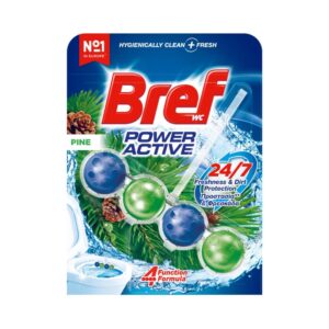 Тоалетно блокче Bref Power Active Pine 24/7 борова свежест 1бр 50гр